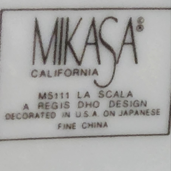 Mikasa California, La Scala sugar and creamer set. - Picture 5 of 5